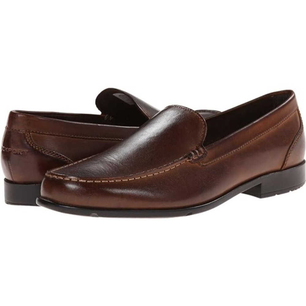 NEW Rockport Mens Classic Lite Venetian Loafers (Dark Brown) Size 13M